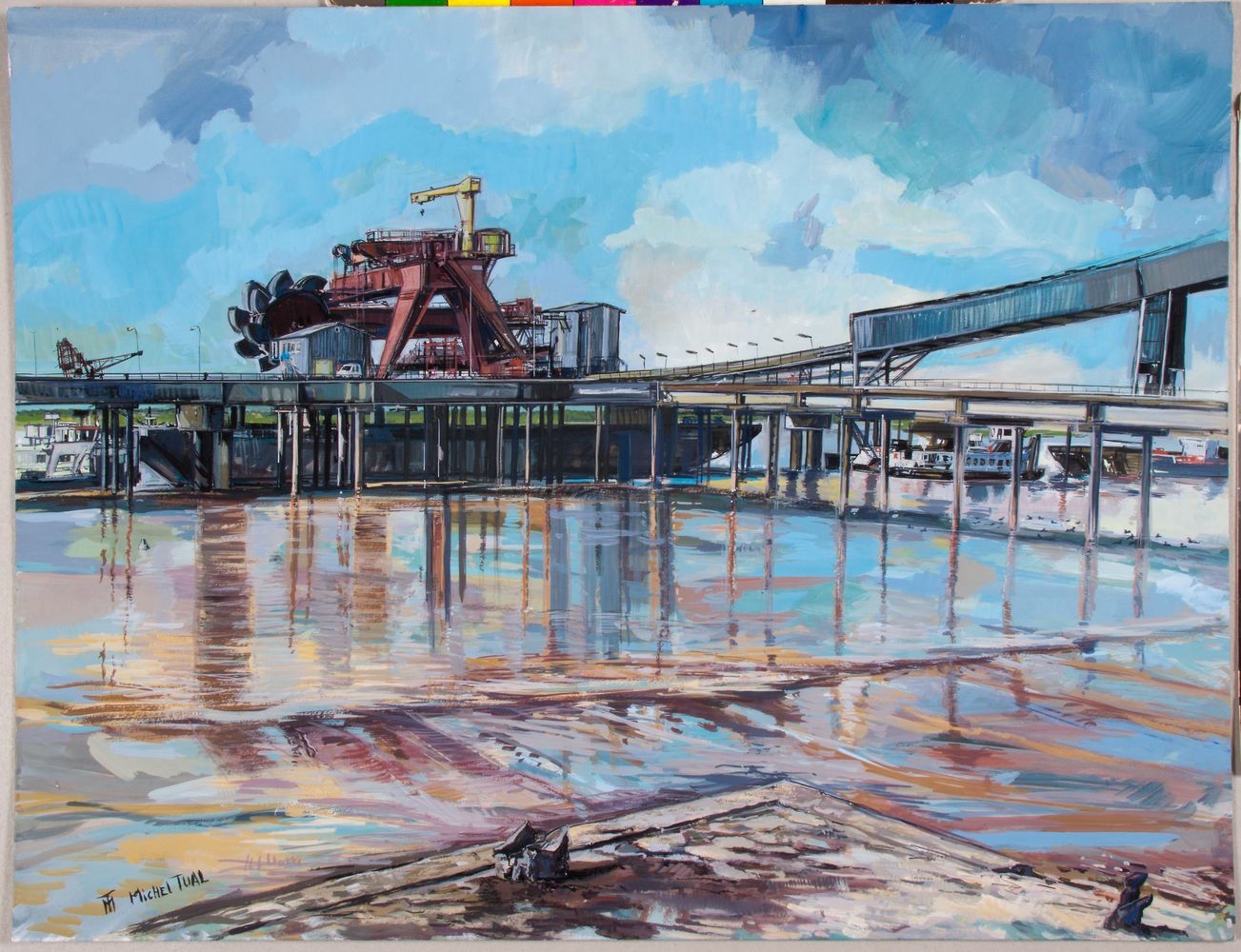 Peinture Barges et Godets - Michel Tual
