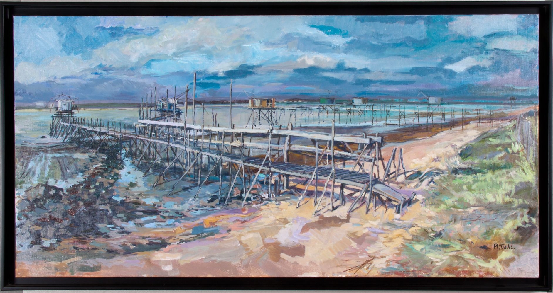 Peinture Lespecheries de la pointe de l'Imperlay