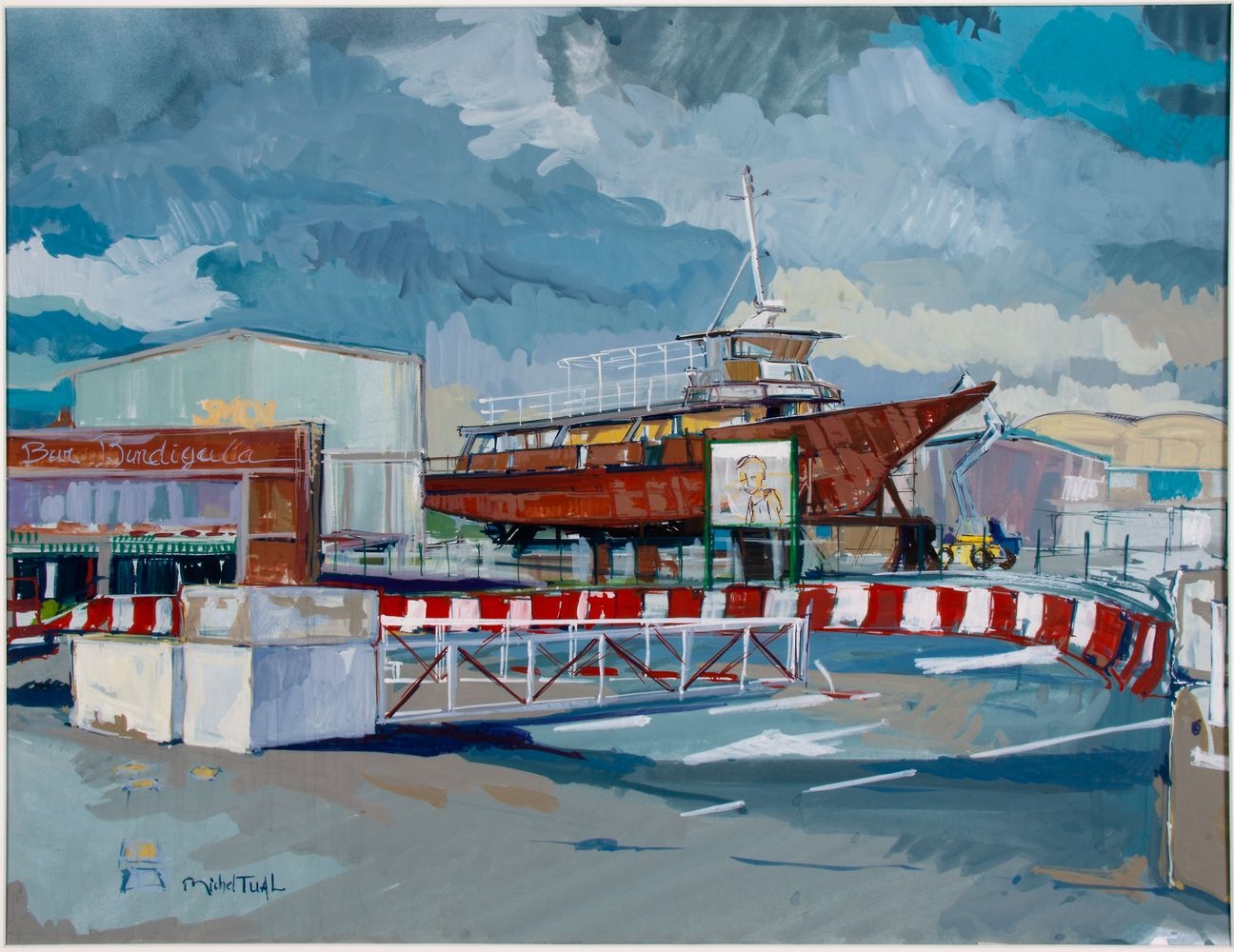 Peinture Transport de Passagers - Michel Tual